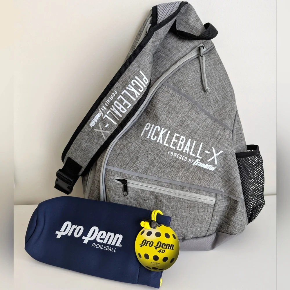 BUNDLE Franklin Sports Pickleball-X Elite Performance Sling Bag & PRO PENN Bag - Picture 16 of 16